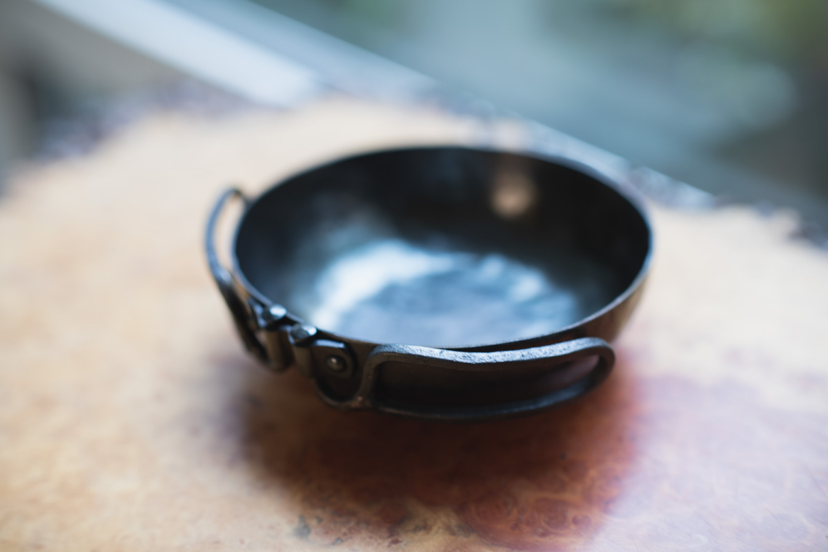 露营热煅打16cm可折叠铁锅（池田保）