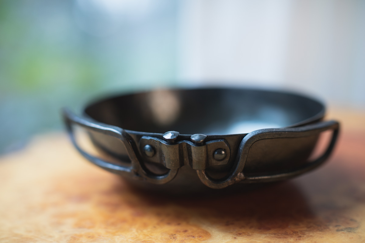 露营热煅打16cm可折叠铁锅（池田保）