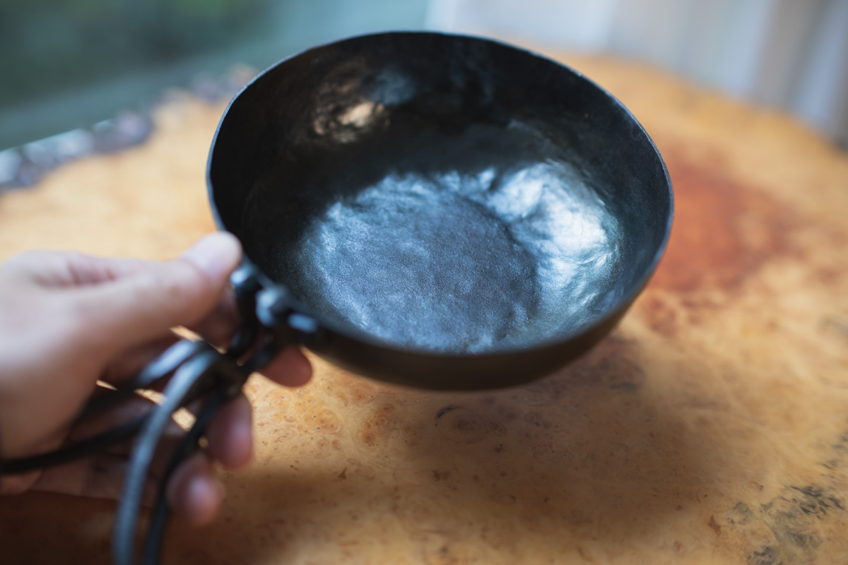 露营热煅打16cm可折叠铁锅（池田保）