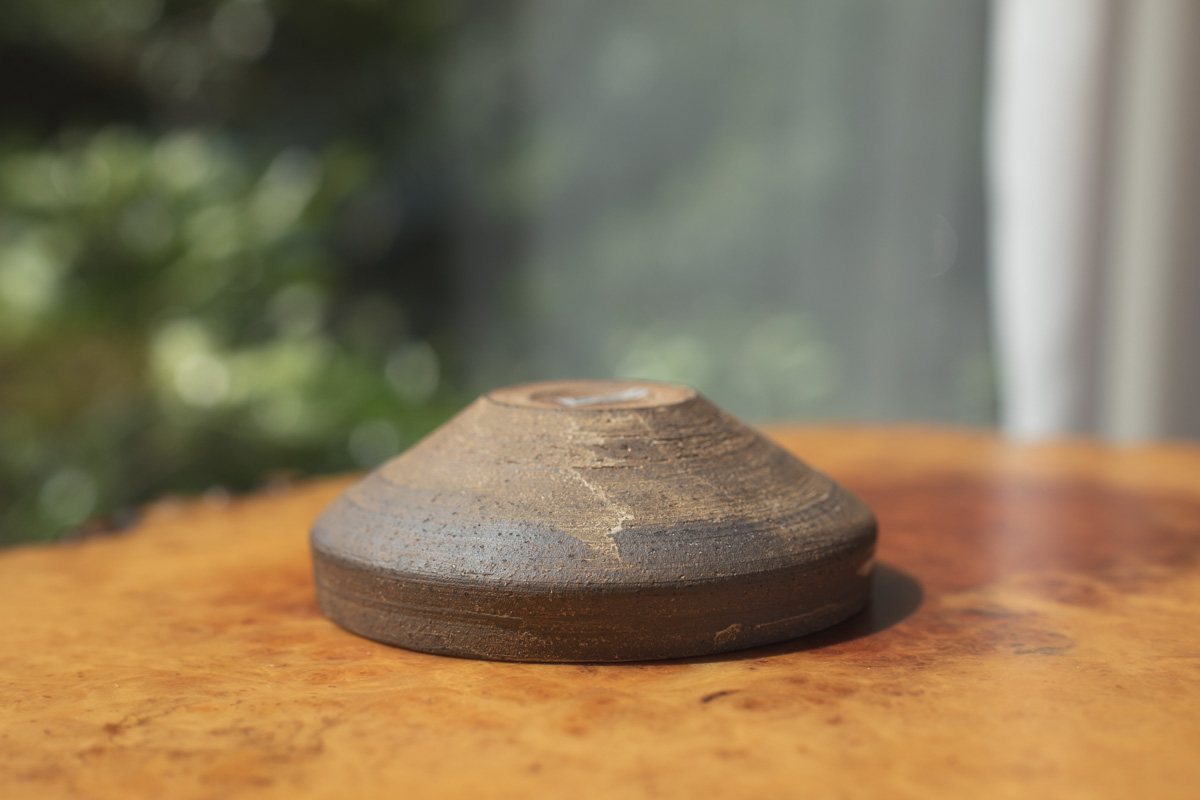 烧缔薄胎折边小钵（二阶堂明弘）