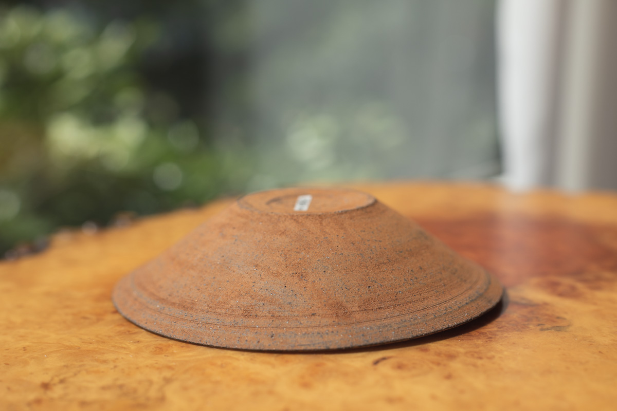 烧缔薄胎浅钵/盘 中(二阶堂明弘)