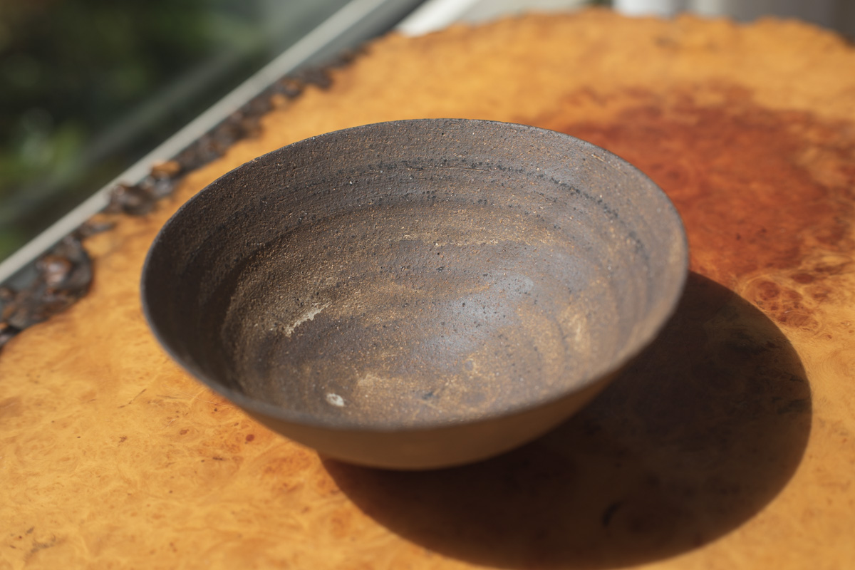 烧缔薄胎碗 中（二阶堂明弘）