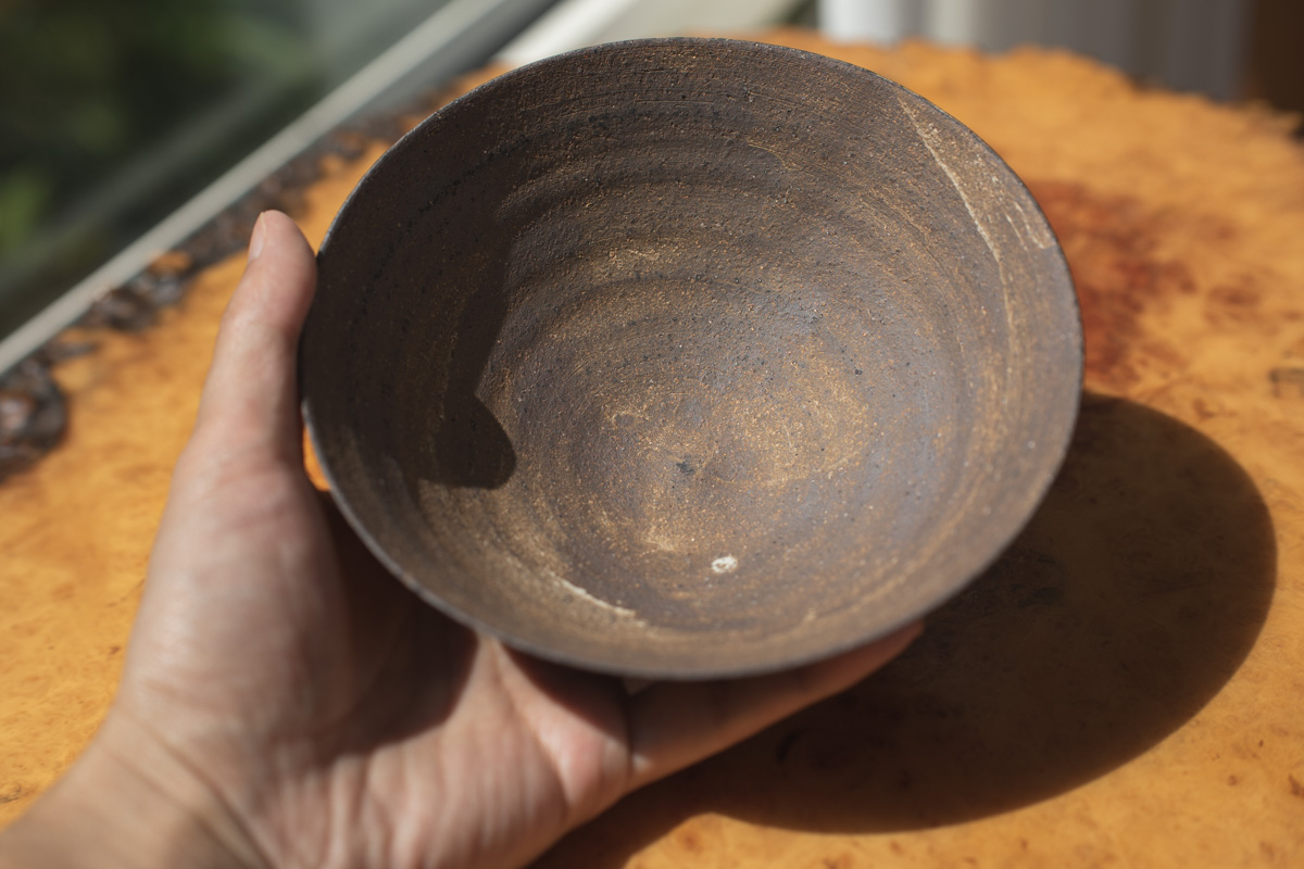 烧缔薄胎碗 中（二阶堂明弘）