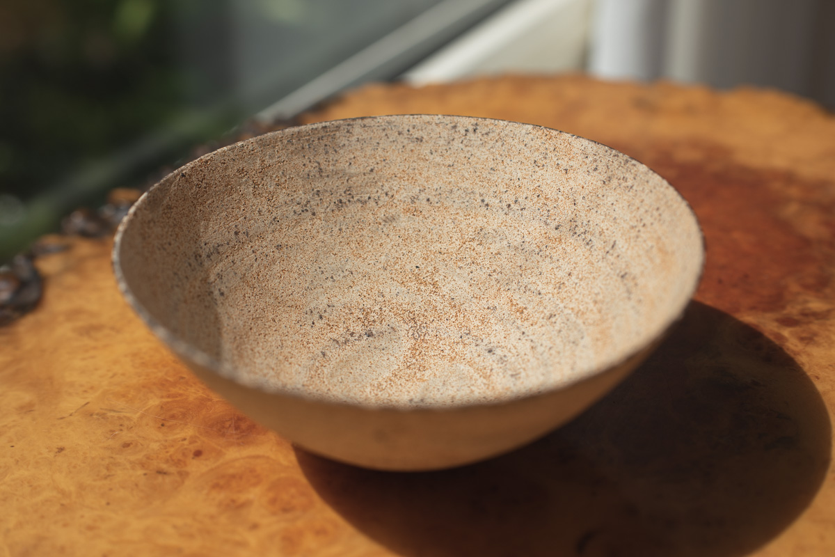 烧缔薄胎碗 中（二阶堂明弘）