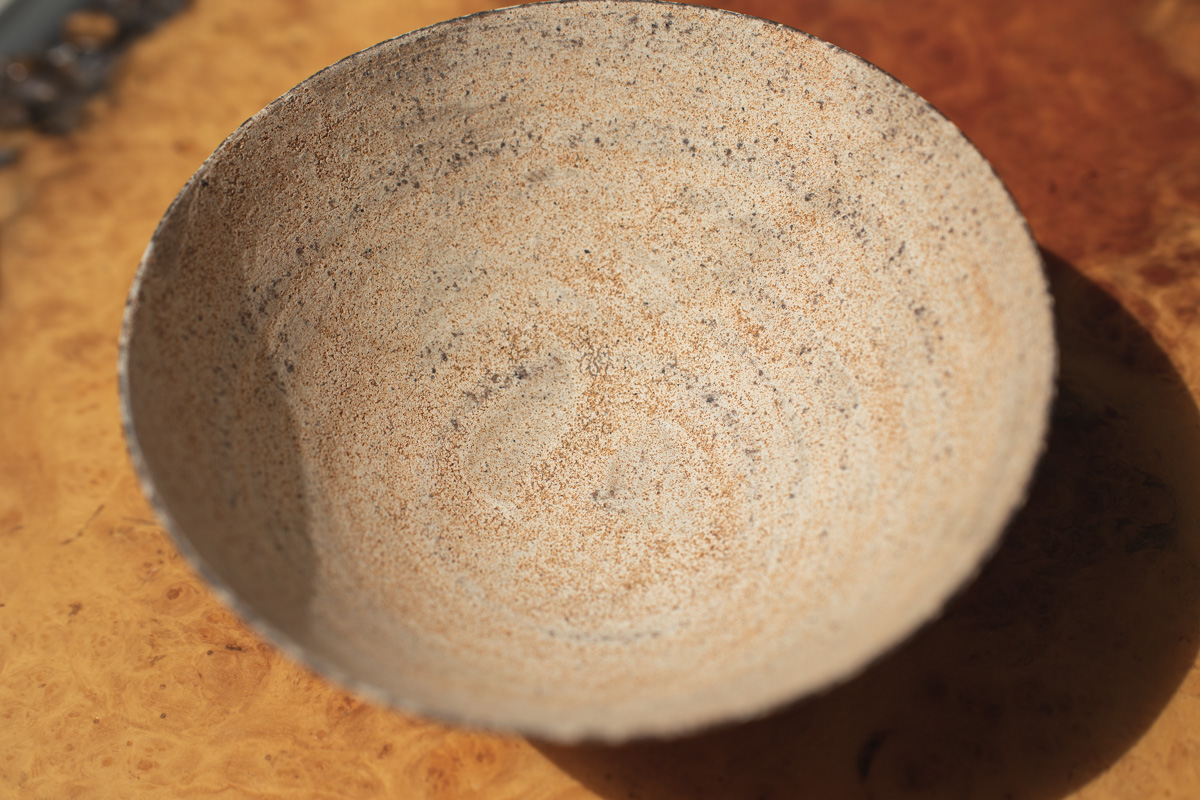 烧缔薄胎碗 中（二阶堂明弘）