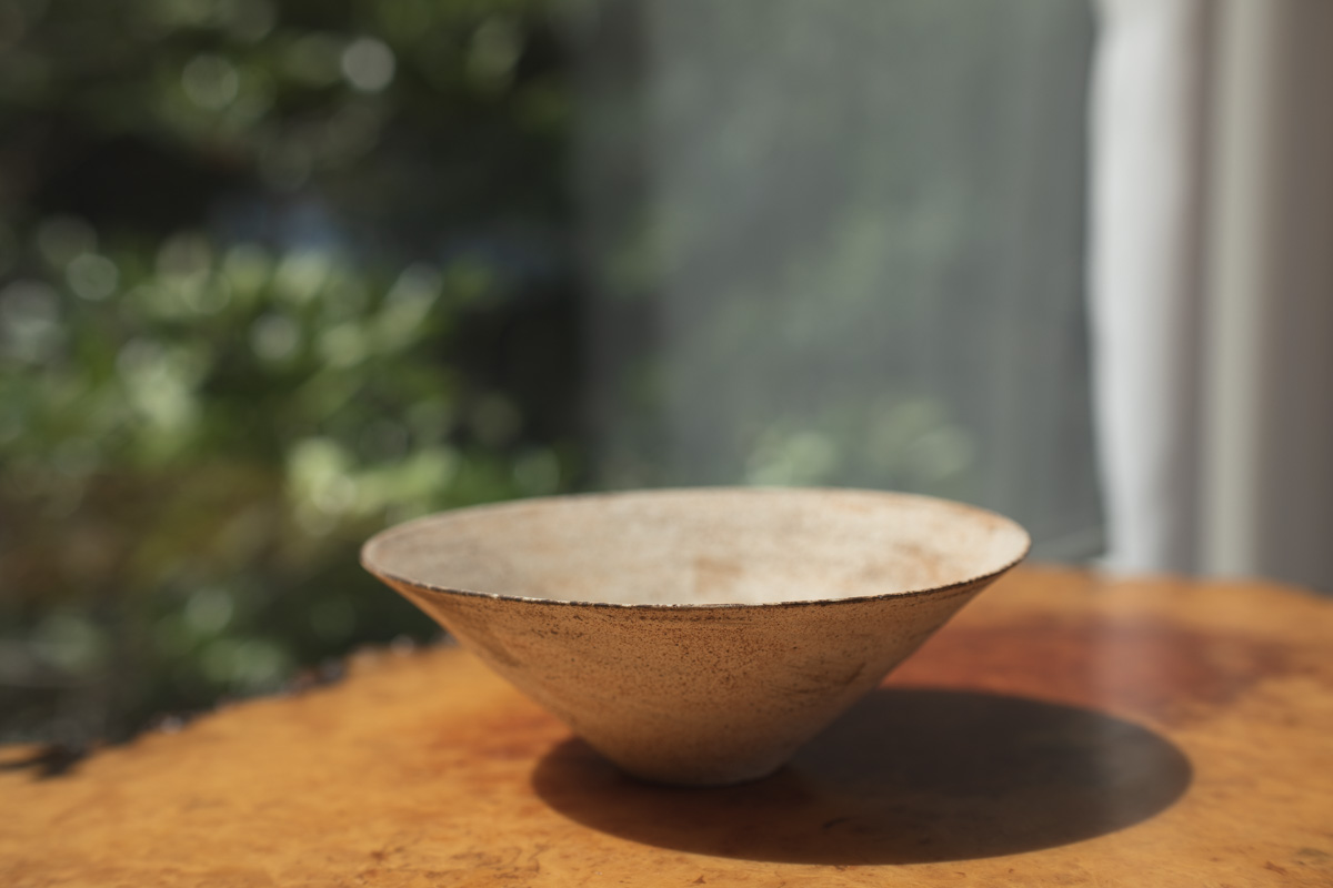 烧缔薄胎钵 中（二阶堂明弘）