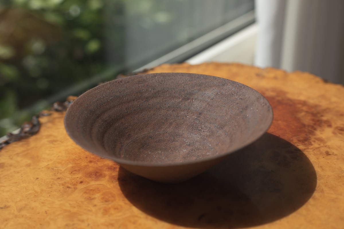 烧缔薄胎钵 中(二阶堂明弘)