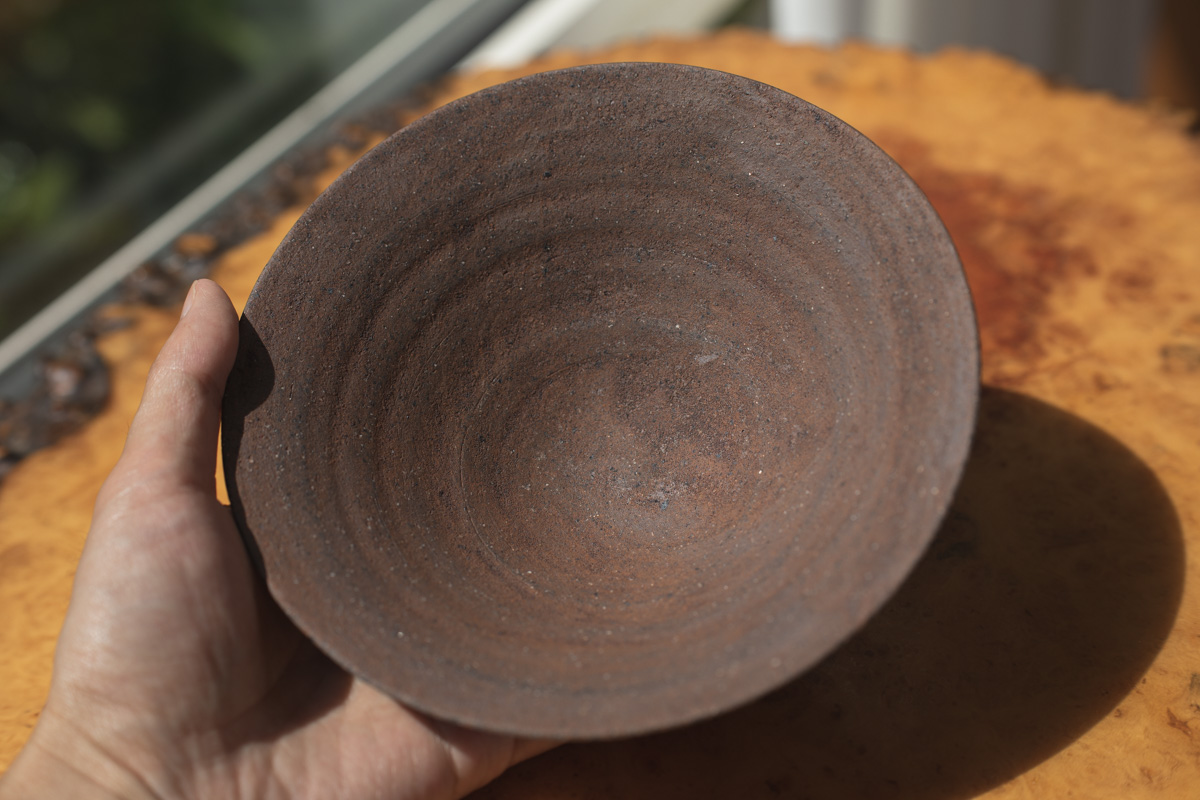 烧缔薄胎钵 中(二阶堂明弘)