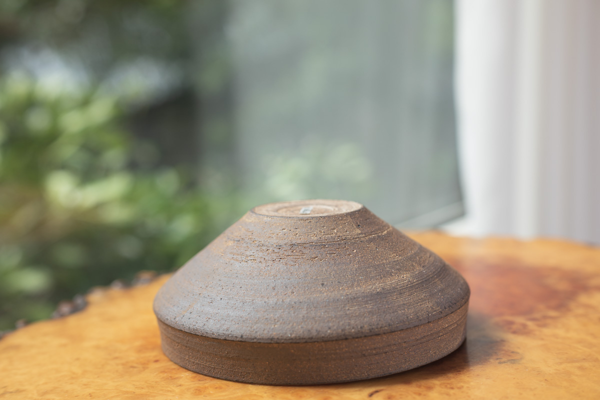 烧缔薄胎折边钵 中（二阶堂明弘）