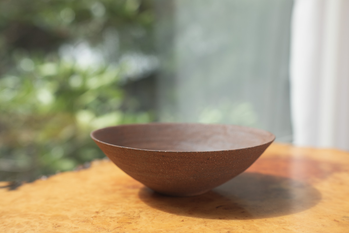 烧缔薄胎大钵(二阶堂明弘)