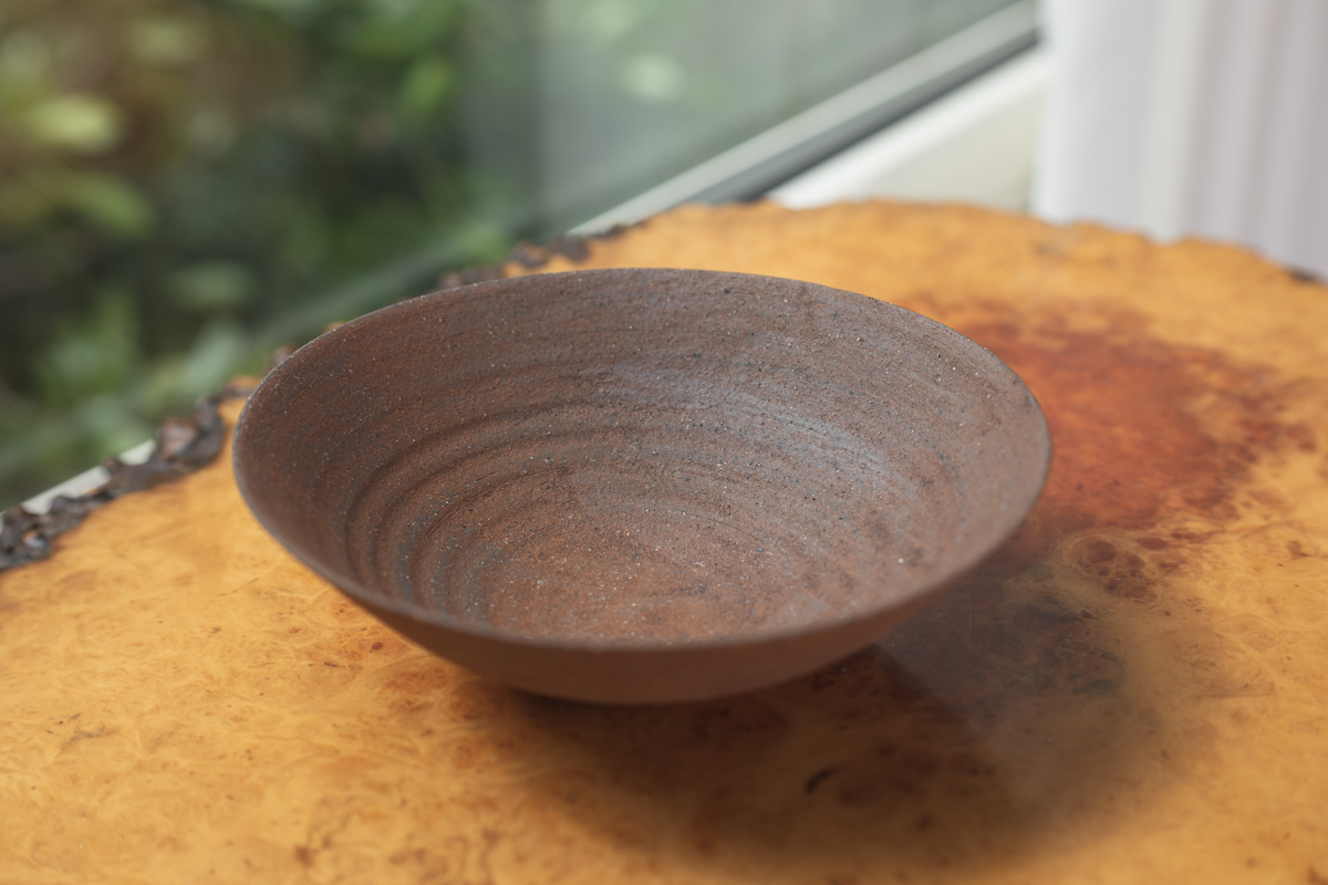 烧缔薄胎大钵(二阶堂明弘)