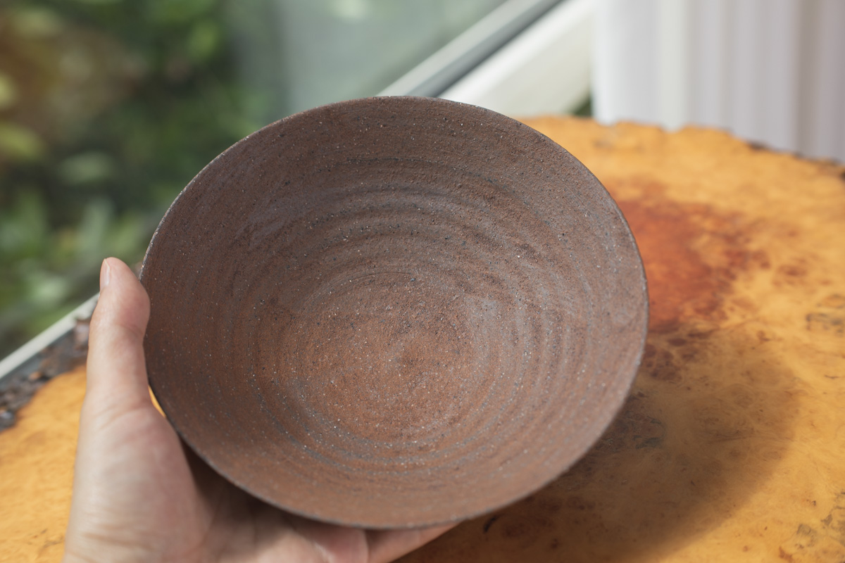 烧缔薄胎大钵(二阶堂明弘)