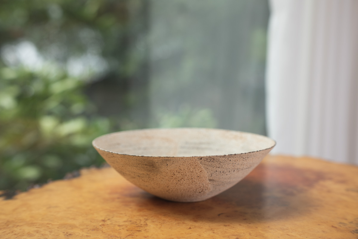 烧缔薄胎大钵（二阶堂明弘）