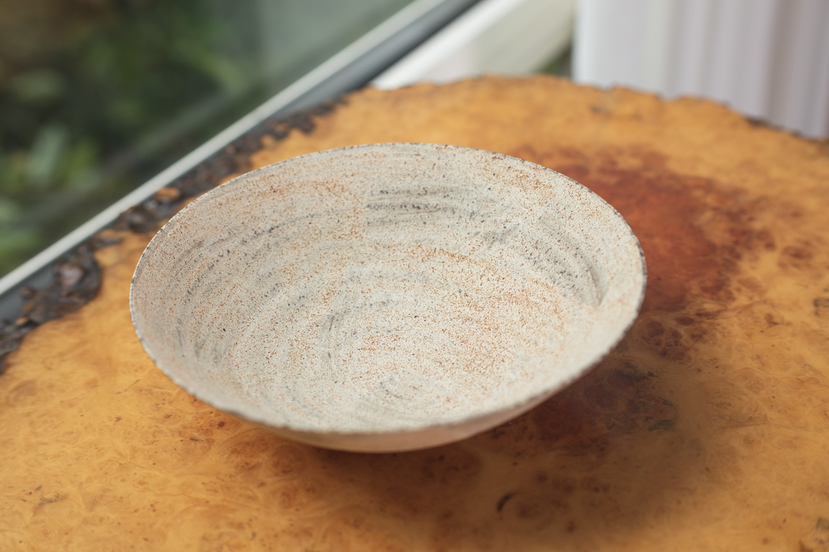 烧缔薄胎大钵（二阶堂明弘）