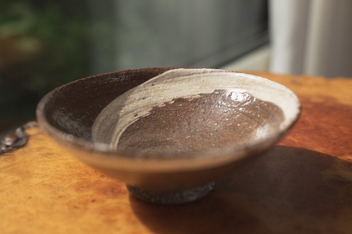 刷毛目茶碗(森冈嘉祥)