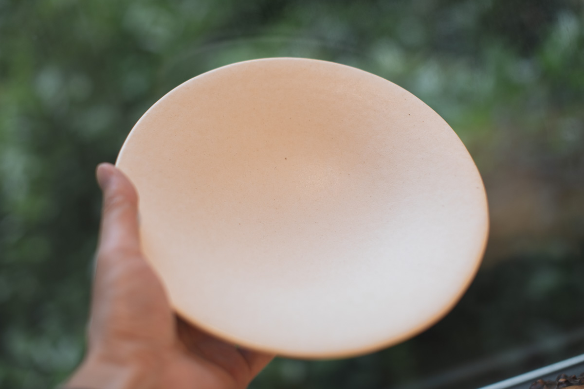 黄白釉浅钵（佐野元春）