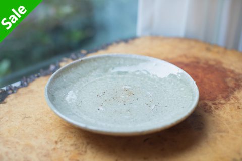 灰釉皿（四海大）