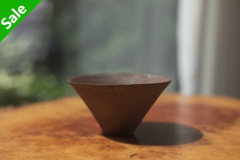 烧缔薄胎三角杯（二阶堂明弘）