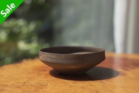 烧缔薄胎折边小钵（二阶堂明弘）