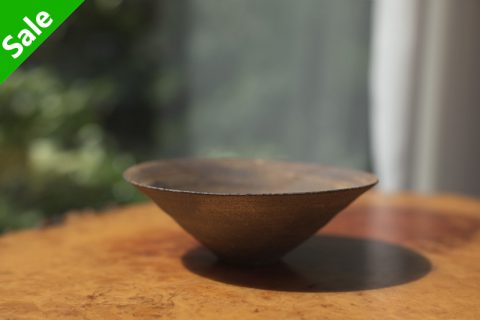 烧缔薄胎小浅钵（二阶堂明弘）