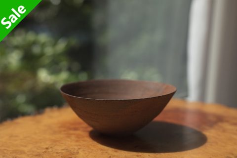 烧缔薄胎碗 中（二阶堂明弘）