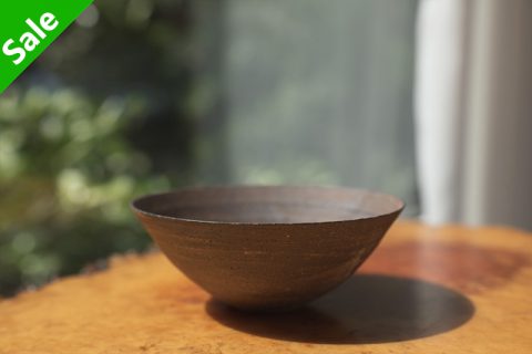 烧缔薄胎碗 中（二阶堂明弘）