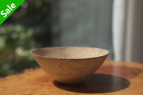 烧缔薄胎碗 中（二阶堂明弘）