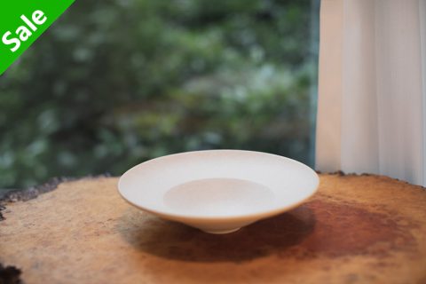 黄白釉轮缘钵（佐野元春）