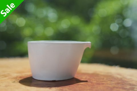白糖釉片口 矮款大号（安藤雅信）