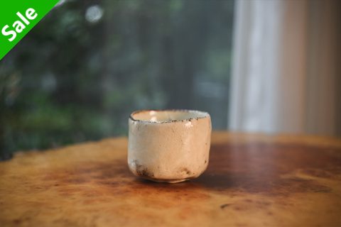 白粉引酒杯茶杯（鹤野启司）