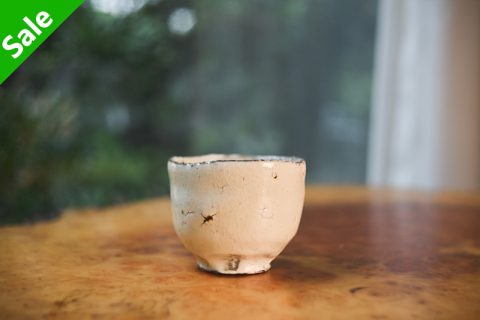 白粉引酒杯茶杯（鹤野启司）