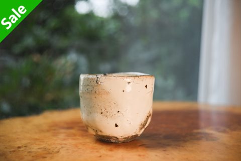 白粉引酒杯茶杯（鹤野启司）