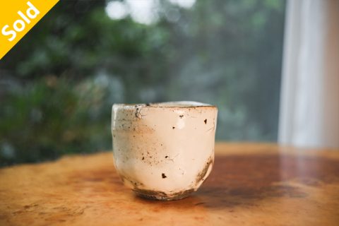 白粉引酒杯茶杯（鹤野启司）