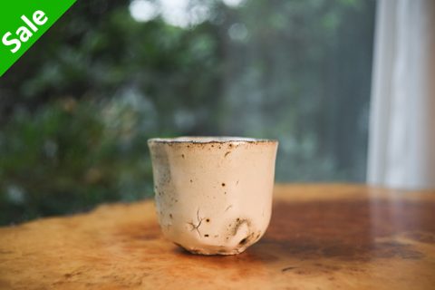 白粉引酒杯茶杯（鹤野启司）