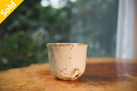白粉引酒杯茶杯（鹤野启司）