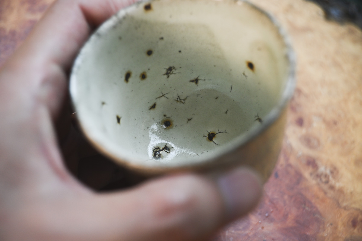 白粉引酒杯茶杯（鹤野启司）
