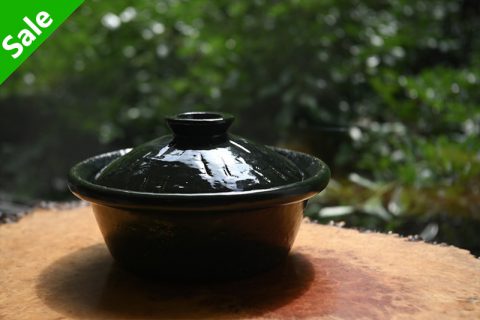 香味锅 小号 织部釉（中川一志郎）