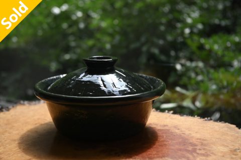 香味锅 小号 织部釉（中川一志郎）N24B487