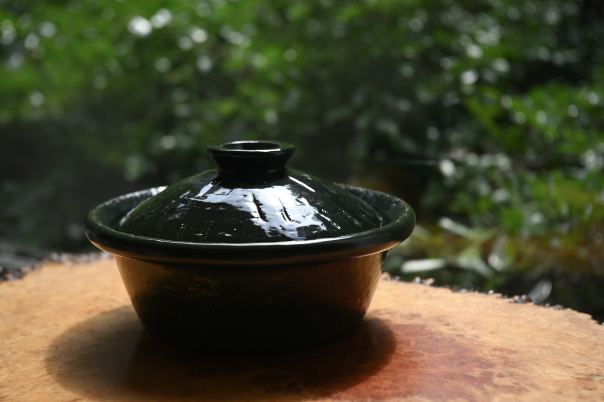 香味锅 小号 织部釉（中川一志郎）