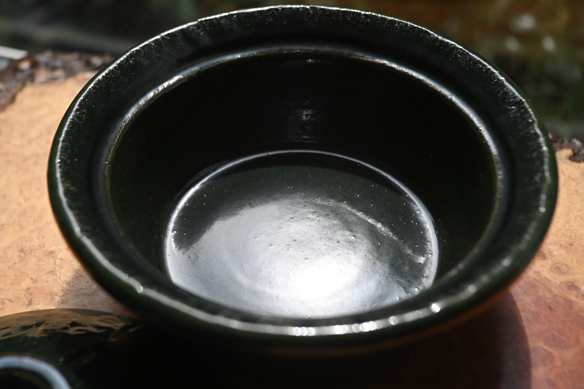 香味锅 小号 织部釉（中川一志郎）