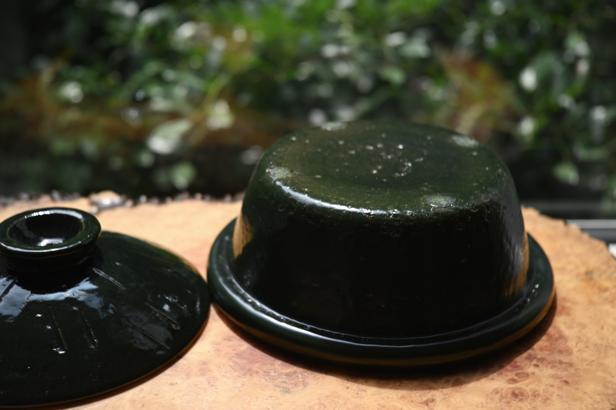 香味锅 小号 织部釉（中川一志郎）
