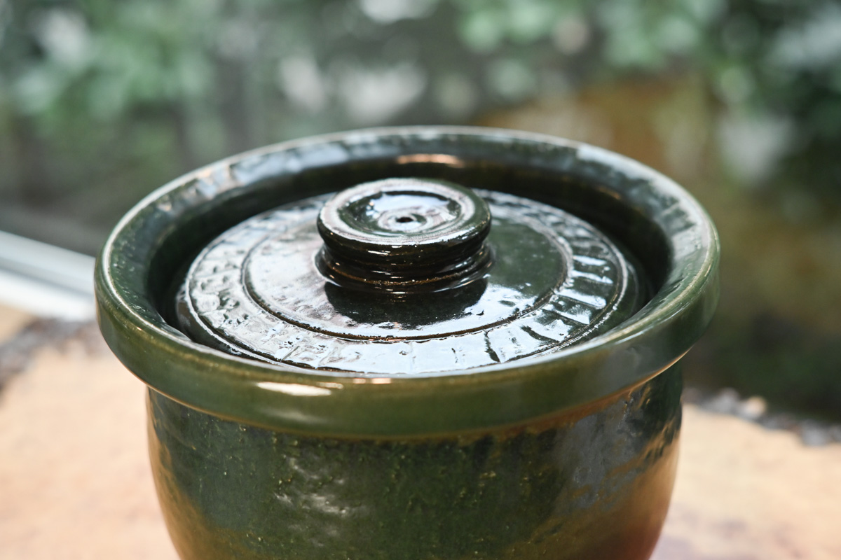 香味饭锅 织部釉（中川一志郎）