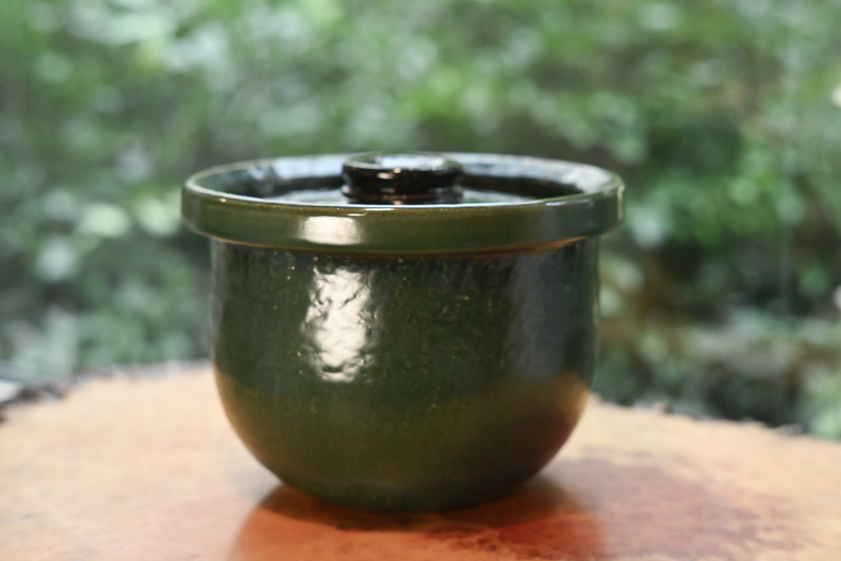 香味饭锅 织部釉（中川一志郎）