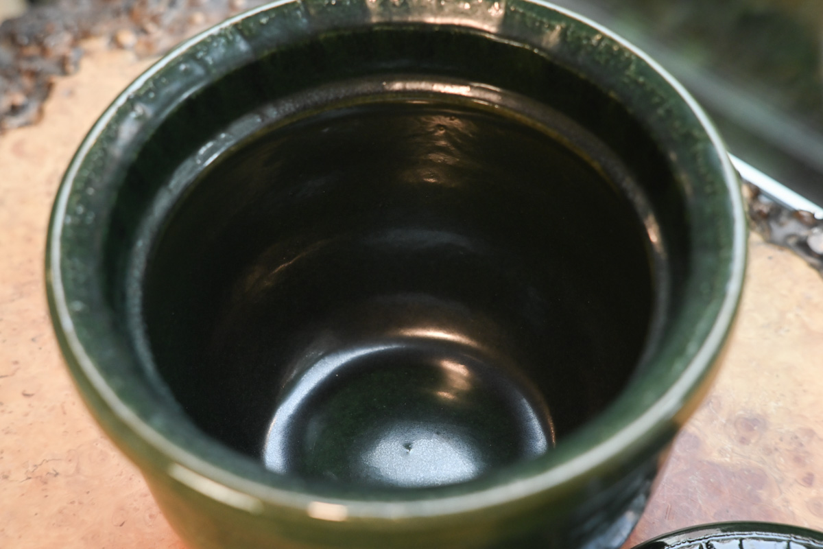 香味饭锅 织部釉（中川一志郎）
