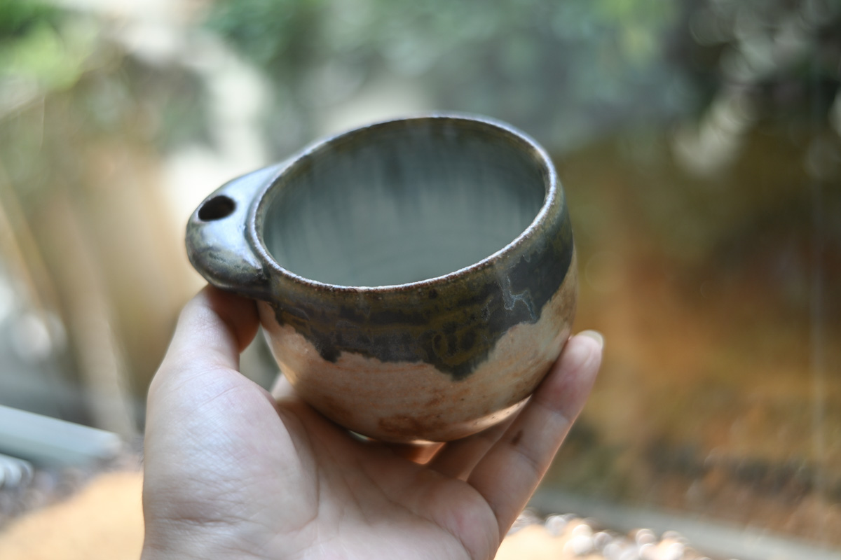 灰青彩耐热钵(山本泰三)