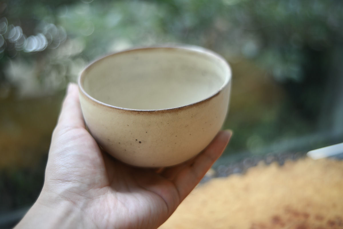 黄粉引深碗(山本泰三)