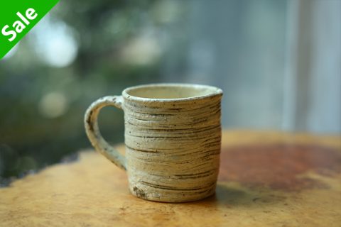 白粉引刷毛纹马克杯（工藤和彦）