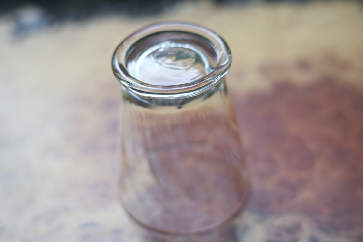 高台玻璃杯（西山亮）