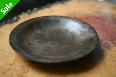 大漆锡粉木胎中皿（西优树）