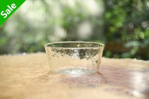 锤纹玻璃江户小钵（西山芳浩）